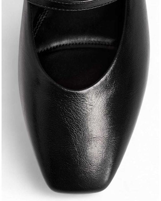 NA-KD Black Strap Detail Ballerinas