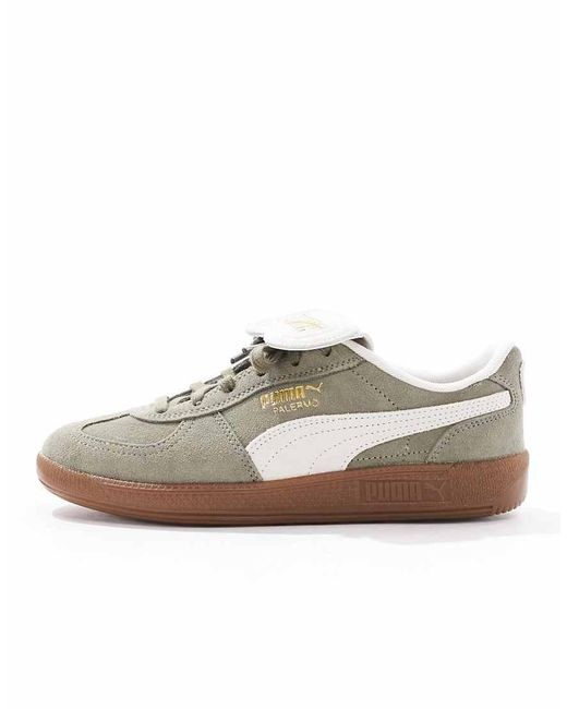 PUMA White Palermo Premium Trainers