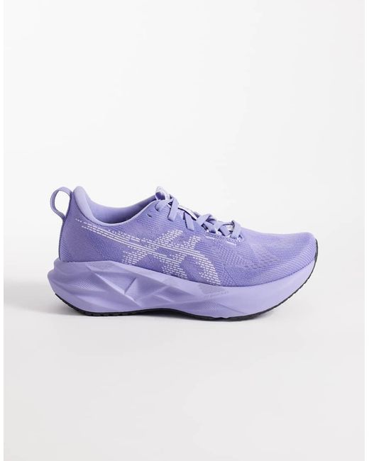 Asics Purple Novablast 5 Running Trainers
