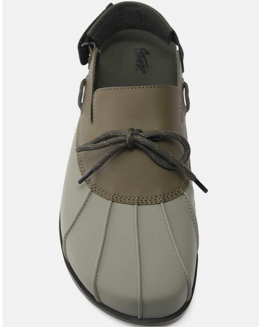 Pull&Bear – clogs zum schnüren in Green für Herren