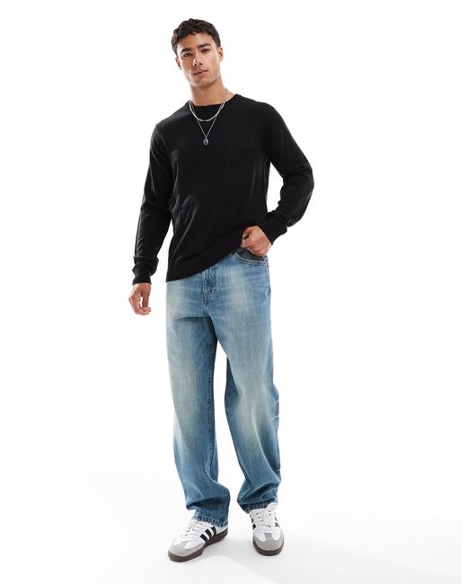 Threadbare – pullover in Black für Herren