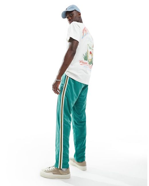 Jack & Jones Green Premium Tracksuit Bottoms for men