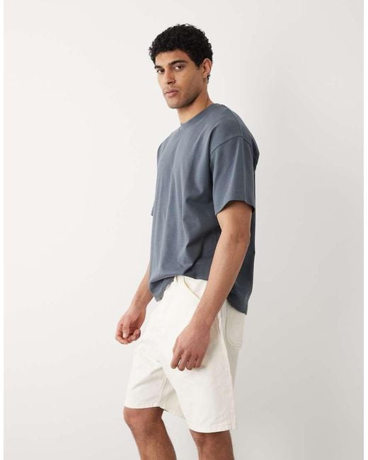 Jack & Jones Blue Carpenter Denim Shorts for men