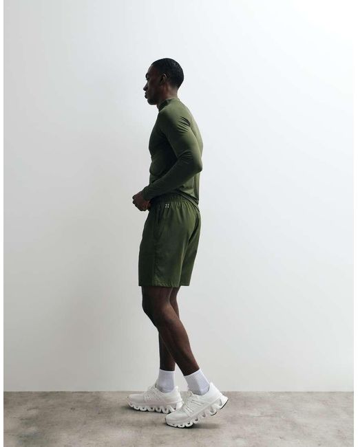 4505 Green Icon 7 Inch Quick Dry Training Shorts With Zip Pockets for men