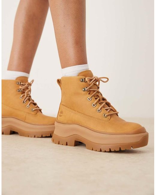 Timberland Metallic Roxie Lane Mid Lace-Up Boot