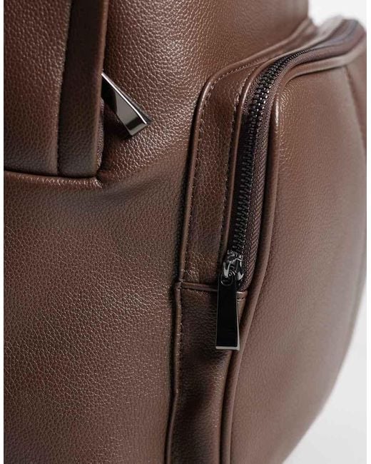 ASOS Brown Dressy Backpack for men