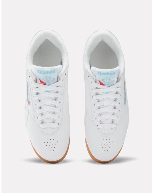 Reebok White Freestyle Lo Womens Trainers
