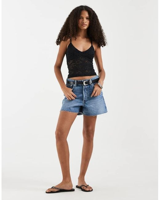 Hollister Black Holister Lace Halterneck Top
