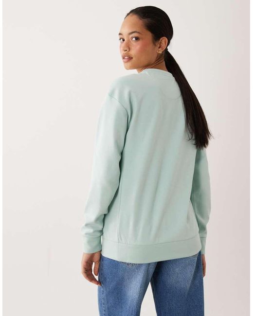 EA7 Green Logo Sweatshirt