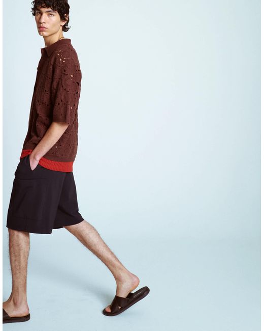 Topman – locker geschnittenes hemd in Red für Herren