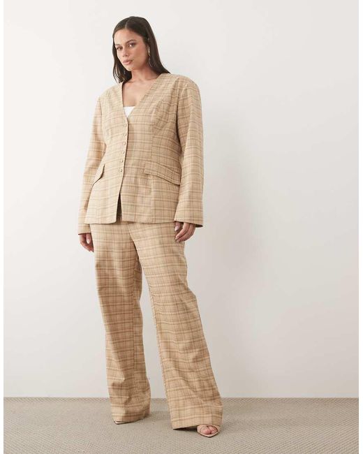 ASOS Natural Curve Cinched Waist Blazer