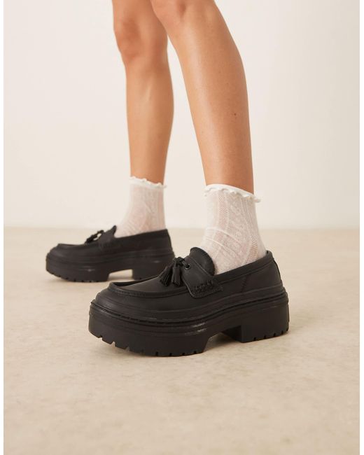 Chuck taylor all star - mocassins à semelle plateforme Converse en coloris Black