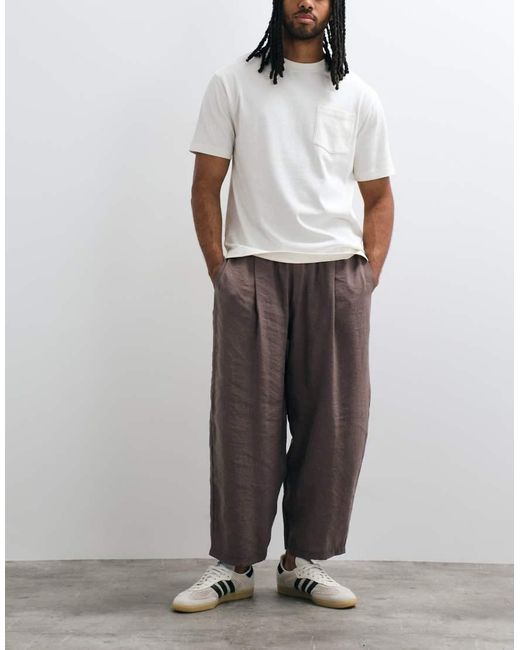 Reclaimed Vintage Gray Pull On Pants for men