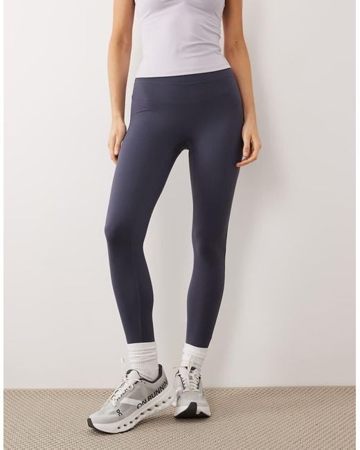 Gina Tricot Blue V-back High Waist Yoga leggings