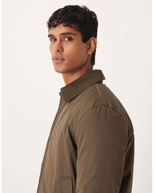 Mango – barn-jacket in Brown für Herren