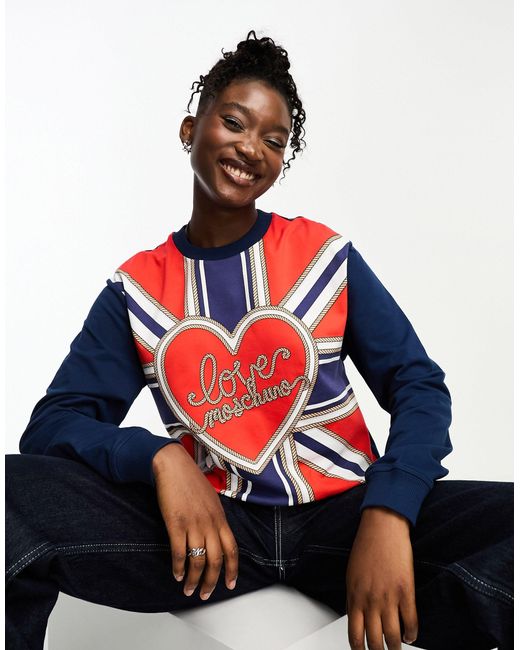 Love Moschino Red – sweatshirt