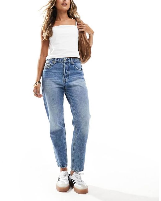 Pantalon mom stradivarius new arrivals