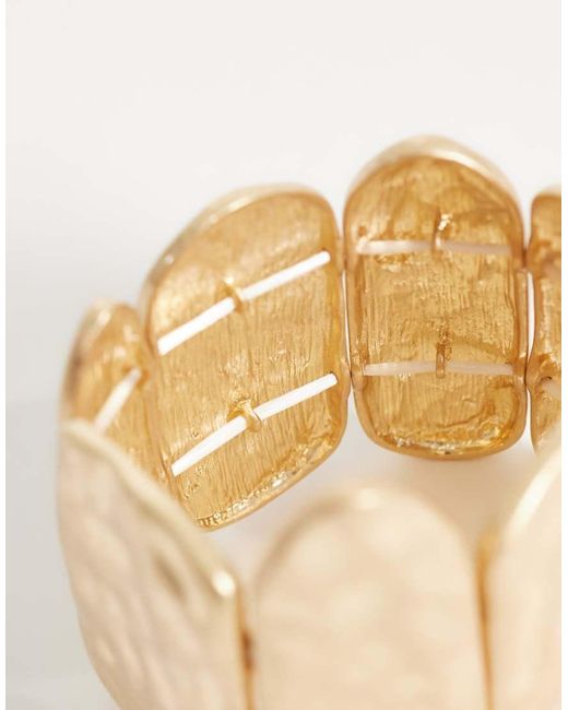 ASOS Natural Wide Stretch Bracelet