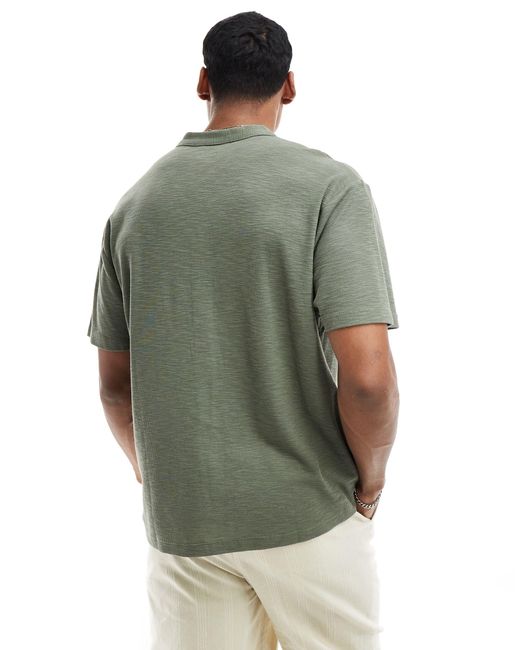 ASOS – baseball-t-shirt in Green für Herren