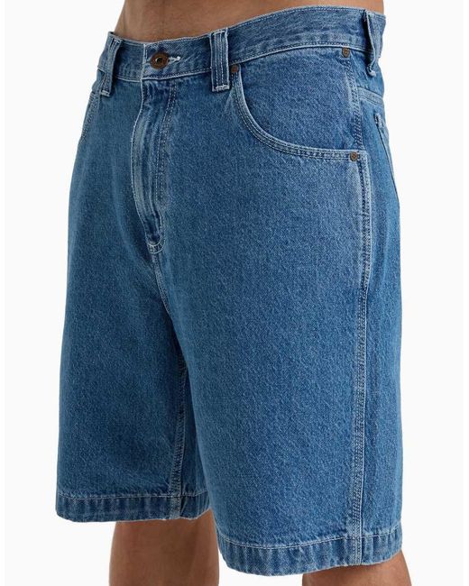 Billabong Blue Big 21" Denim Shorts for men