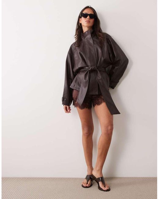 Giacca di Mango in Brown