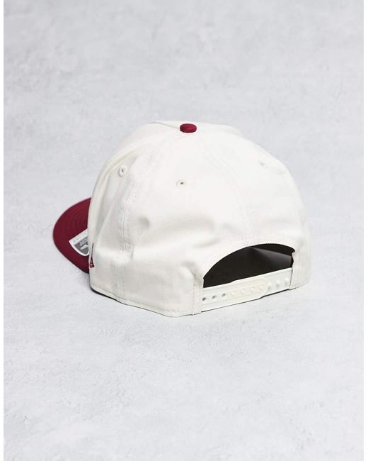KTZ Red Colorado Avalanche 9fifty Contrast Peak Cap