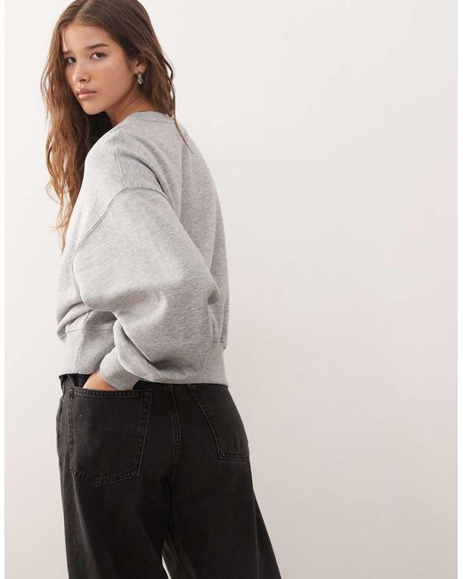 Weekday Gray Standard Fit Sweatshirt