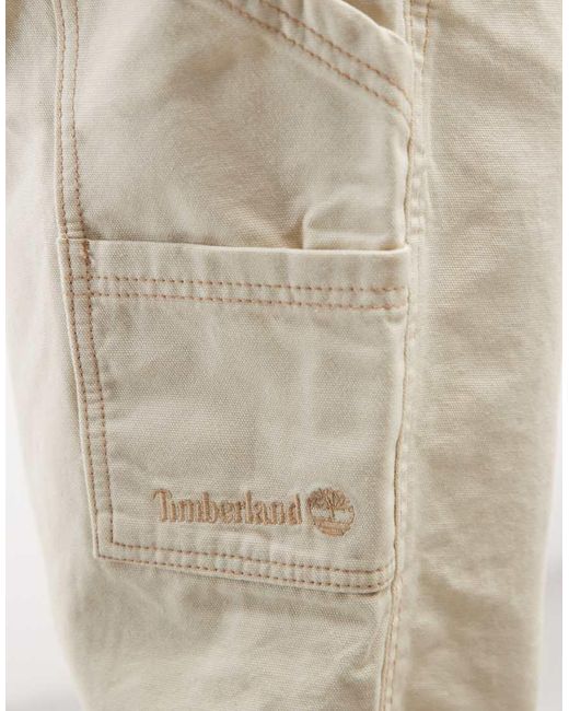 Canvas Timberland de color Natural