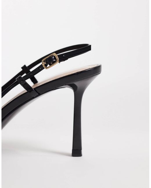 Mango White – absatzschuhe aus 100% leder