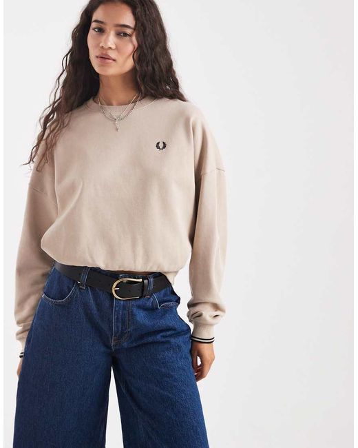 Fred Perry Blue Tipped Sweatshirt