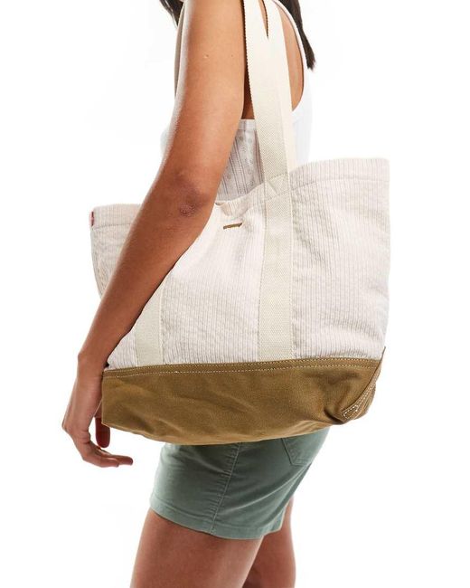 Levi s Western Tote Bag With Logo in White Lyst UK