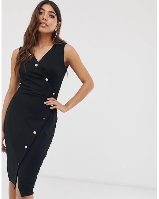 lipsy horn button dress