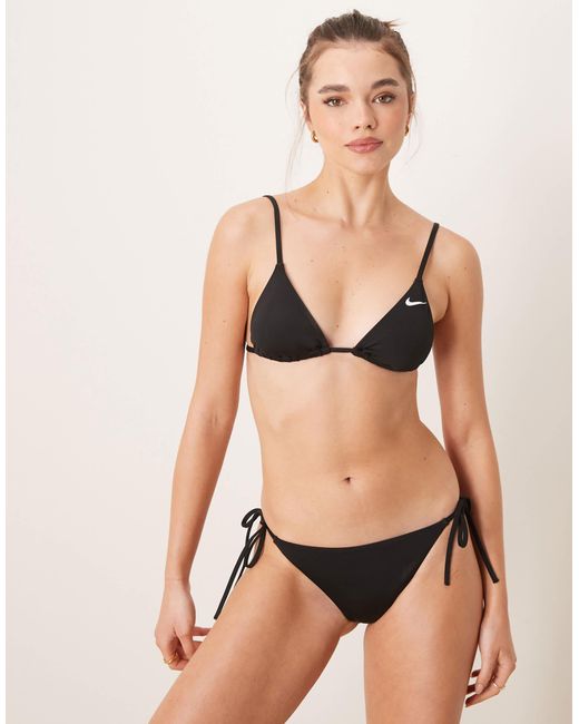 Nike Black Nike Essential String Bikini Bottom