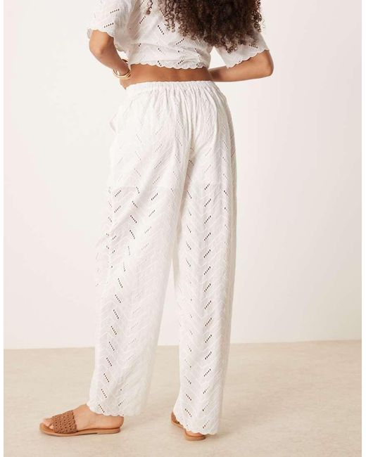 ASOS Natural Relaxed Trousers