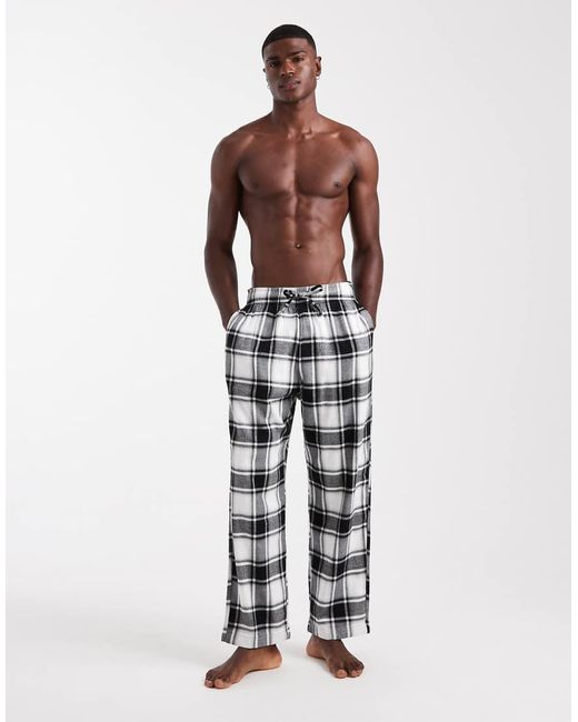 Hollister White Nightwear Trouser for men