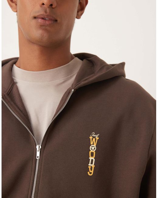 ASOS Brown – disney pixar – oversize-kapuzenjacke