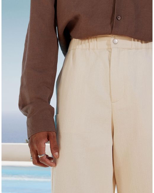ASOS Blue Long Length Shorts for men