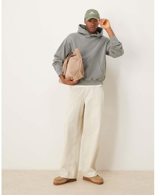 Essentials di Abercrombie & Fitch in Gray da Uomo