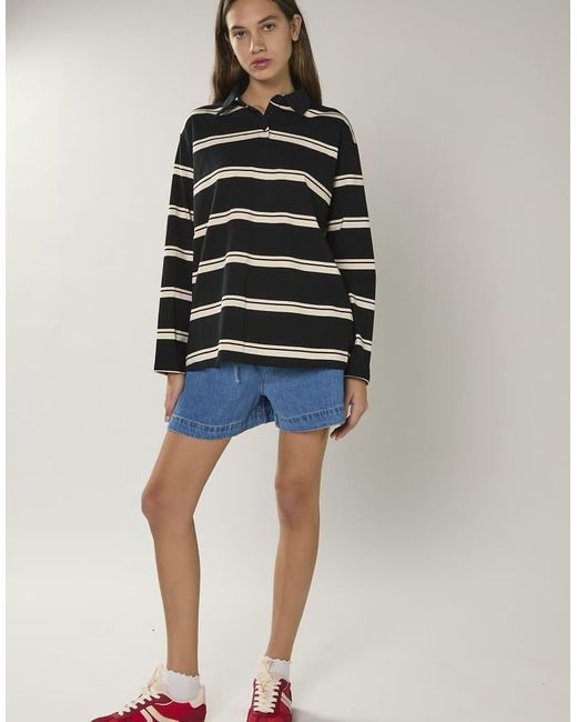 Glamorous Blue Drawstring Waist Shorts