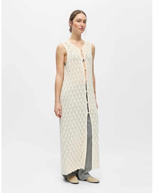 Object White Maxikleid