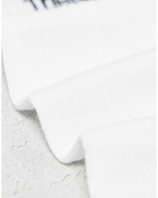 Simple dome - confezione da 3 paia di calzini bianchi con logo di The North Face in White