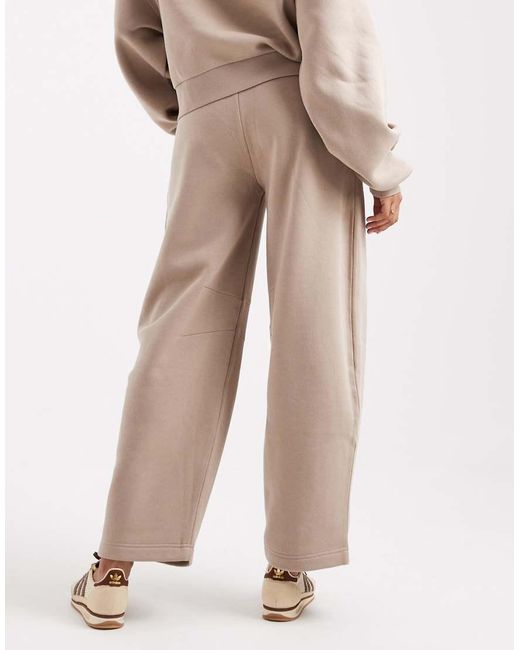 ASOS Natural Asos Design Maternity Barrel Leg Trackies