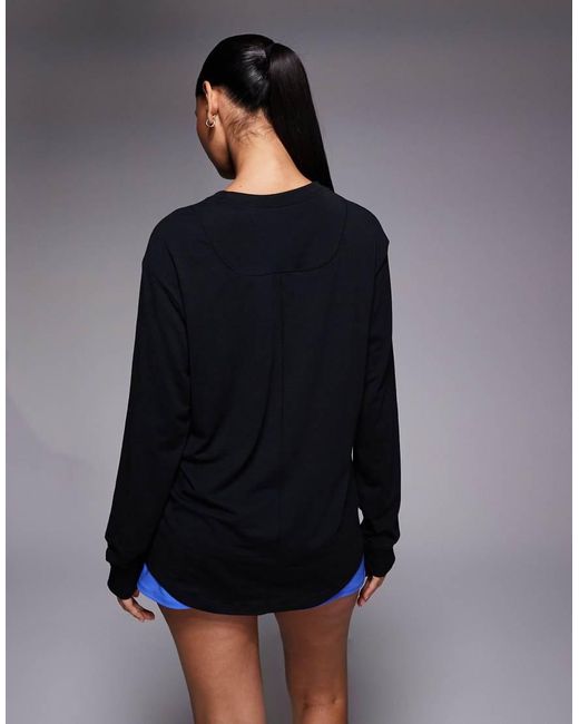 Nike Blue One Dri-Fit Relaxed Long Sleeve Top