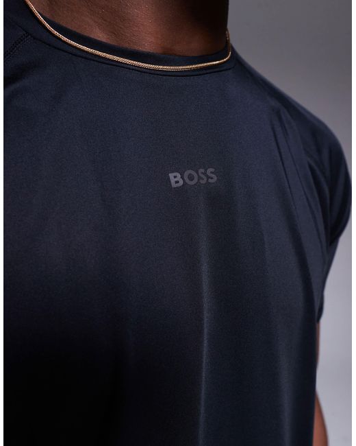 Boss – active – t-shirt in Blue für Herren