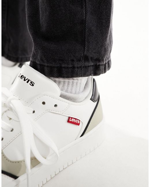 Levi's Black Paige Leather Sneakers