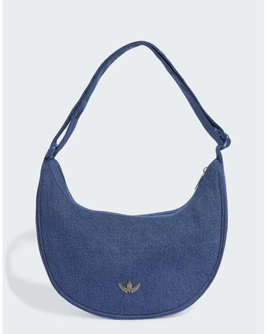 Adidas Originals Blue Adicolor Half Crescent Bag