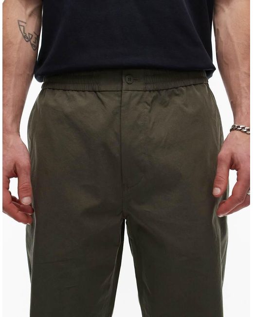 ARKET Blue Heavy Poplin Trouser With Button Front for men