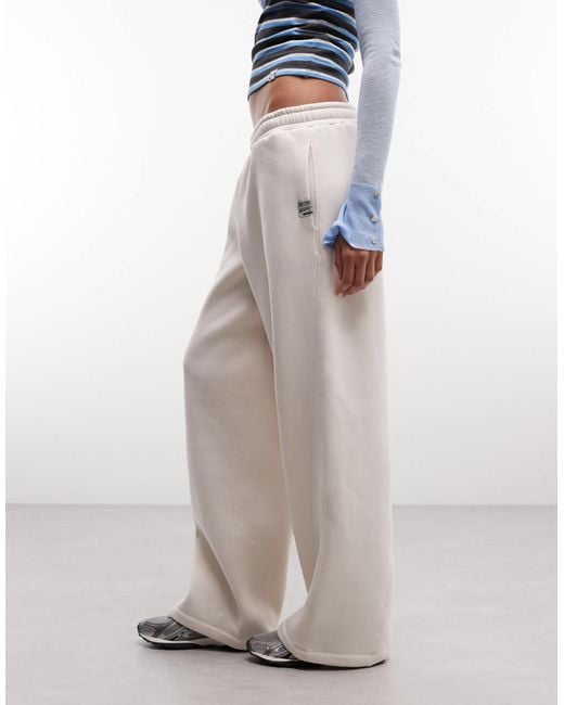 Collusion White Barrel jogger
