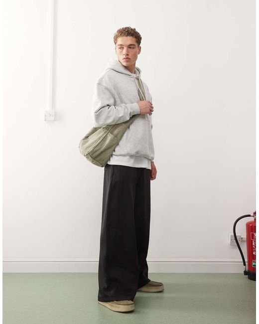 Weekday White Oversized Hoodie for men