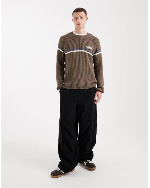 Pull ras Hollister pour homme en coloris Brown